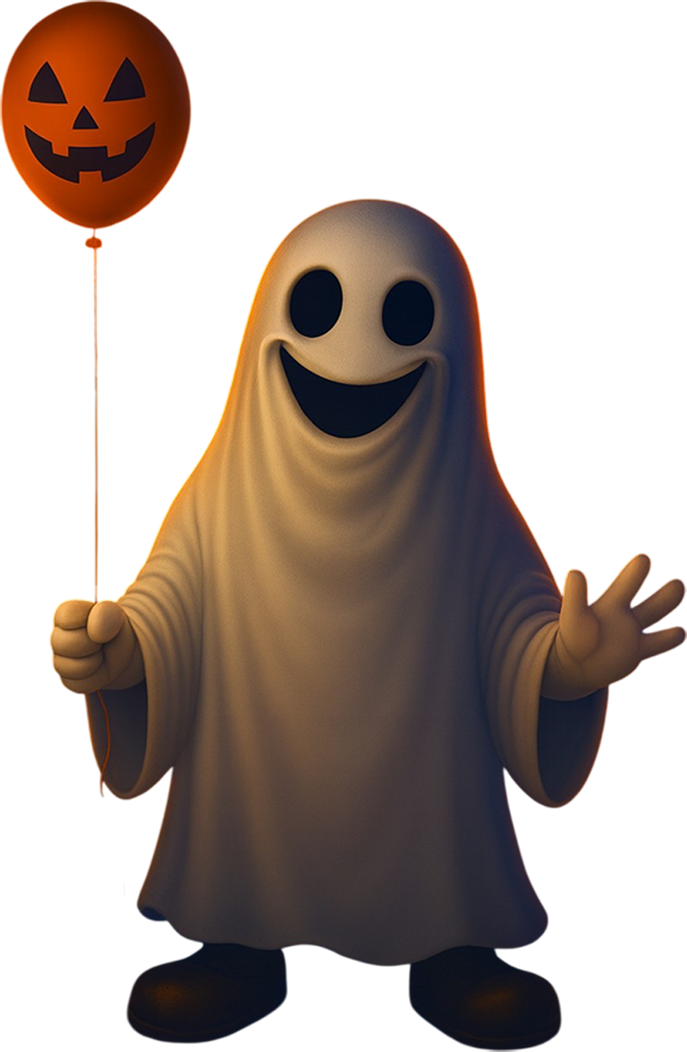 Ghost with Balloon